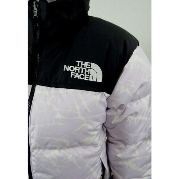 The North Face Women Sz XL 1996 Retro Nuptse 700-Down Hooded Jacket Lavender $33 - Picture 7 of 15